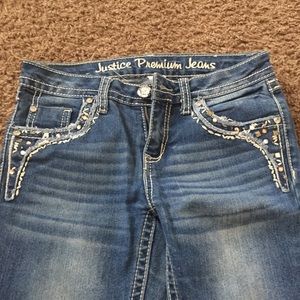 Justice Super Skinny Bling Jeans